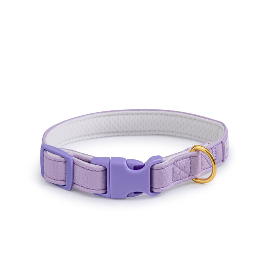 Pastel Purple Vegan Leather Collar