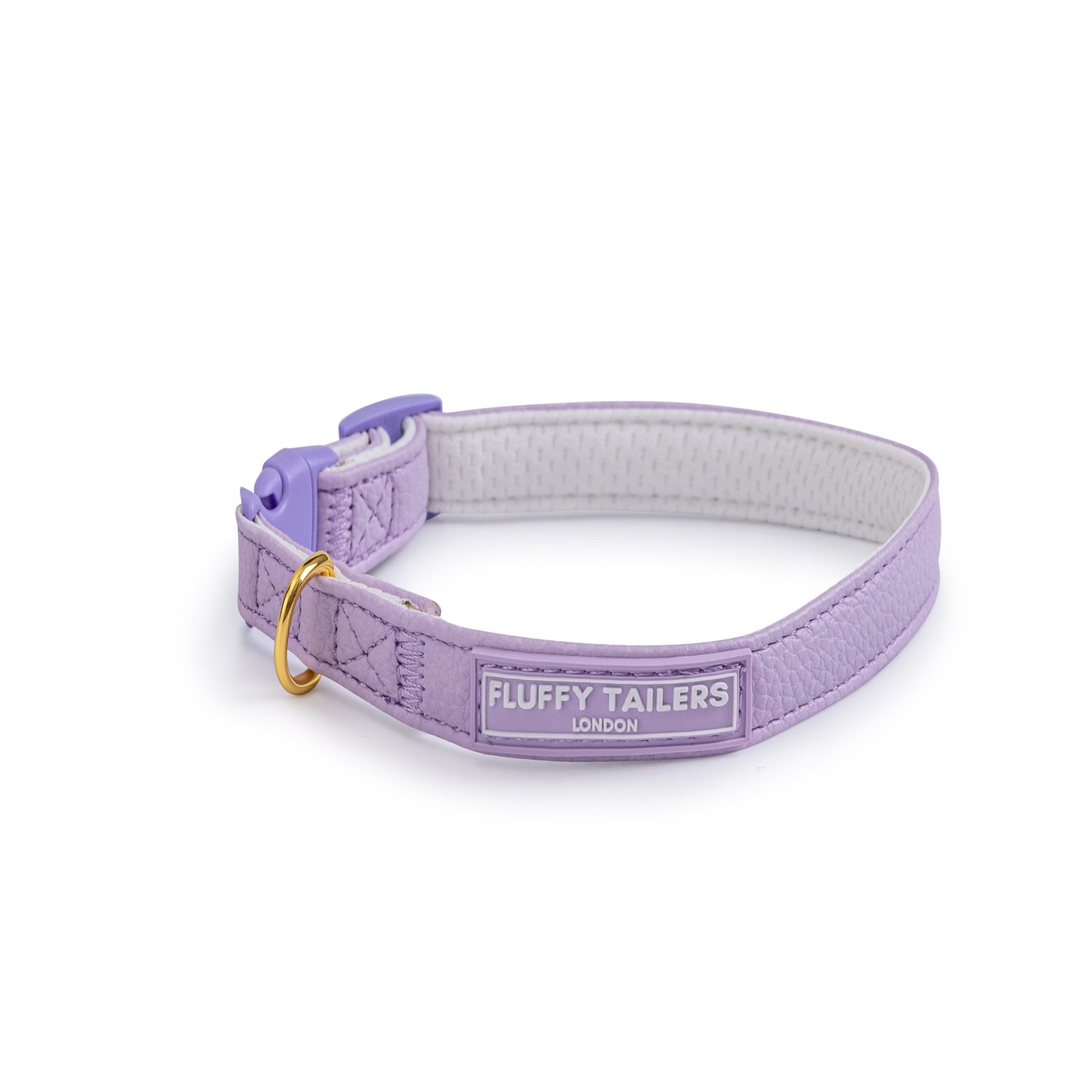 Pastel Purple Vegan Leather Collar